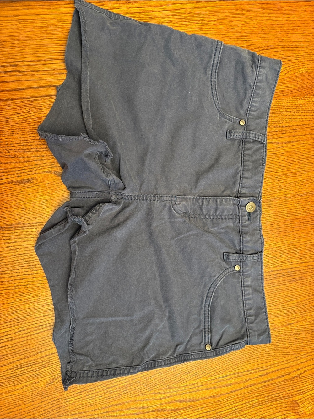 Carve Casual Dark Navy Cotton Shorts